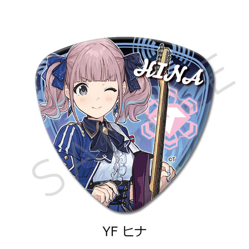 『ガールズバンドクライ』第3弾 ピック型缶バッジ YF ヒナ